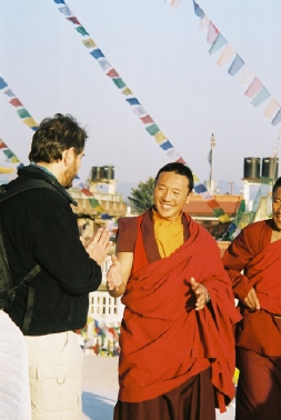 Begegnung Jürgen in Nepal