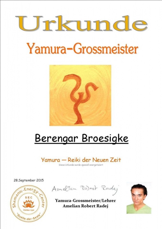 Yamura-Großmeister (Reiki der neuen Zeit), Wien Berengar Broesigke
