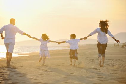 happy young family have fun on beach © .shock - Fotolia.com happy young family have fun on beach © .shock - Fotolia.com