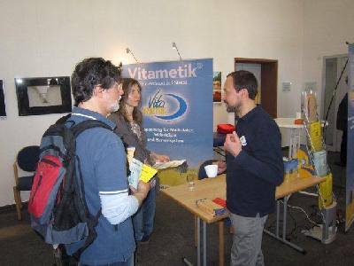 Mein Vitametik Prasentationsstand auf  Gesundheitsmesse.