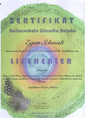 - auch zertifizierter Lifehealer