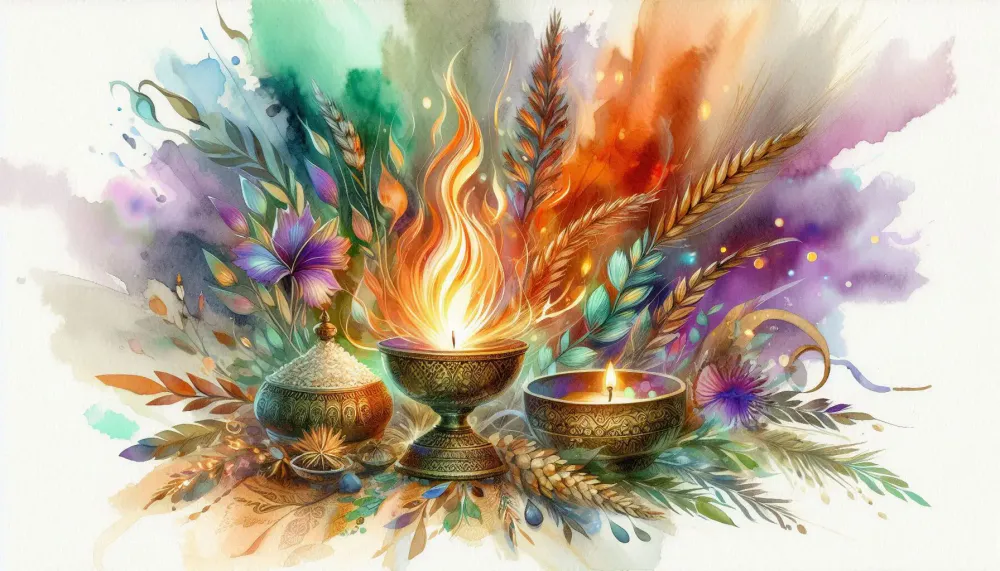 Vedische Feuerpujas: Ein altes Ritual für Harmonie, Reinigung und spirituelle Transformation