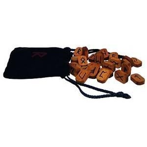 Runen Set mit 25 Runen in Buchenholz und Anleitung