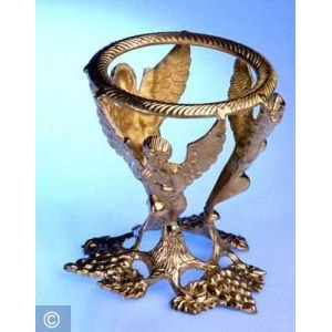 Kristallkugel-Ständer Engel, Messing, Ø 11 cm