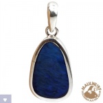 Opal Dublette Schmuck-Anhänger in Silberfassung Opal Dublette Schmuck-Anhänger in Silberfassung